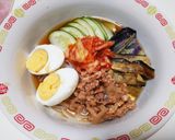 茄子とプルコギの冷麺作り方4写真