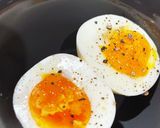 保存袋に入れるだけ！白だしにんにく塩味玉作り方3写真