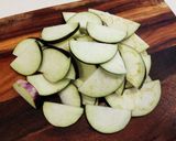簡単！夏野菜のジャージャー麺風うどん！作り方2写真