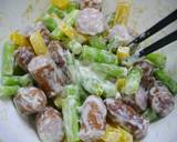 簡単！シャウエッセンと野菜のチーズ和え作り方3写真