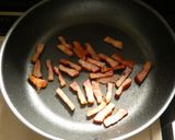 キュウリとベーコンのにんにく塩炒め作り方2写真