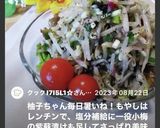 ✨モヤシと小ネギのあっさりゆかりあえ✨作り方15写真