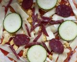 甘酒を使った生地で薄焼きたまごピザ作り方3写真