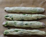 チーズ羽根つき♪ハム入り葱油餅作り方5写真