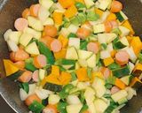 【汁物】夏野菜のミネストローネ作り方2写真