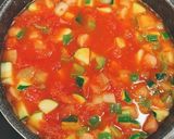 【汁物】夏野菜のミネストローネ作り方3写真