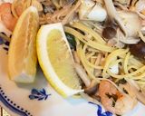 レシピ1低温ニンニクオイル使用のパスタ作り方5写真