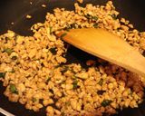オイスターソース風味のネギ入り豆腐そぼろ作り方5写真