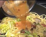 春キャベツのピリ辛カルボナーラ作り方6写真