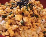 オイスターソース風味のネギ入り豆腐そぼろ作り方7写真