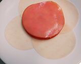 餃子の皮消費！ハムと卵ホットサンド風に!作り方3写真