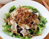 カリカリごぼうとなすの豚しゃぶサラダ。作り方8写真