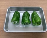 【大崎市】ピーマンの肉詰め【食育】作り方1写真