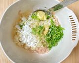 お肌ケアの味方・のりたまつくね作り方2写真