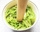 さつま芋の茎で味噌和え作り方8写真