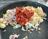豚キムチチャーハン作り方7写真