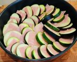 夏野菜のピザ風オーブン焼き作り方3写真