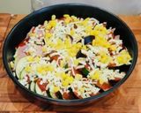 夏野菜のピザ風オーブン焼き作り方4写真