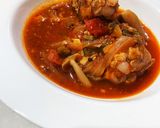 手羽元で作るビール煮★トマトソースチキン作り方10写真