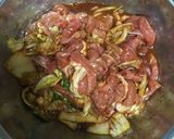 エバラプチっと鍋で作る豚キム丼作り方2写真
