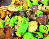 万願寺唐辛子と茄子と豚バラの甘辛味噌炒め作り方8写真