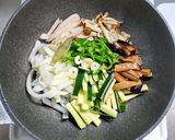 サラダチキンと夏野菜のビネガー蒸し作り方2写真