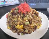 肉味噌チャーハン作り方6写真