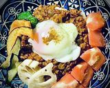 素揚げ野菜のキーマカレー作り方8写真