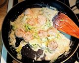 夏でも美味しい☀ホタテと白菜のクリーム煮作り方5写真