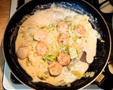 夏でも美味しい☀ホタテと白菜のクリーム煮作り方7写真
