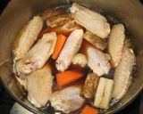 ガッツリおかず！手羽先とごぼうの醤油煮作り方4写真