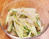 簡単！くらげと胡瓜の中華酢の物☆ポリコリ作り方3写真