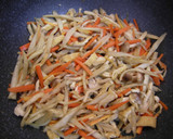 ごぼうと油揚げ☆おつまみきんぴら作り方5写真