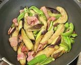 茄子の焼きうどん作り方4写真