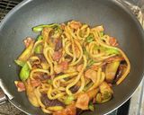茄子の焼きうどん作り方6写真