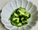 簡単⭐︎美味しいきゅうりとしその酢の物作り方5写真