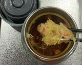 千切りキャベツでとスープジャーでスープ。作り方12写真