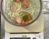 千切りキャベツでとスープジャーでスープ。作り方5写真
