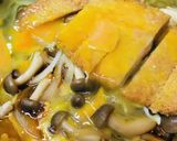 市販惣菜カツ活用●きのこと玉子のカツ丼作り方3写真