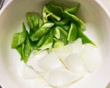 オイきな粉クリーム味豚こま大根青椒肉絲風作り方5写真