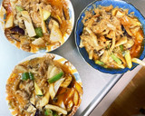 簡単きな粉洋風牛丼味豚こま大根青椒肉絲風作り方15写真