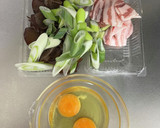 ふわふわ玉子の豚肉とキクラゲ炒め丼☆弁当作り方1写真
