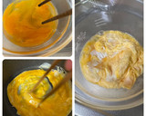 ふわふわ玉子の豚肉とキクラゲ炒め丼☆弁当作り方2写真