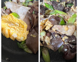 ふわふわ玉子の豚肉とキクラゲ炒め丼☆弁当作り方4写真