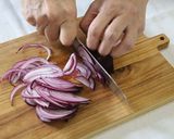 梅干しとそばの和風カルパッチョ作り方3写真