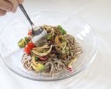 梅干しとそばの和風カルパッチョ作り方10写真