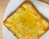 パパッと朝ごはん！ハニーチーズトースト作り方4写真