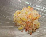【朝食】炒り卵と焼き鮭のおにぎり作り方5写真