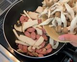 きのこのわさびパスタ作り方8写真