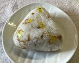 ザ和✨ちりめん山椒と沢庵のおにぎり作り方5写真